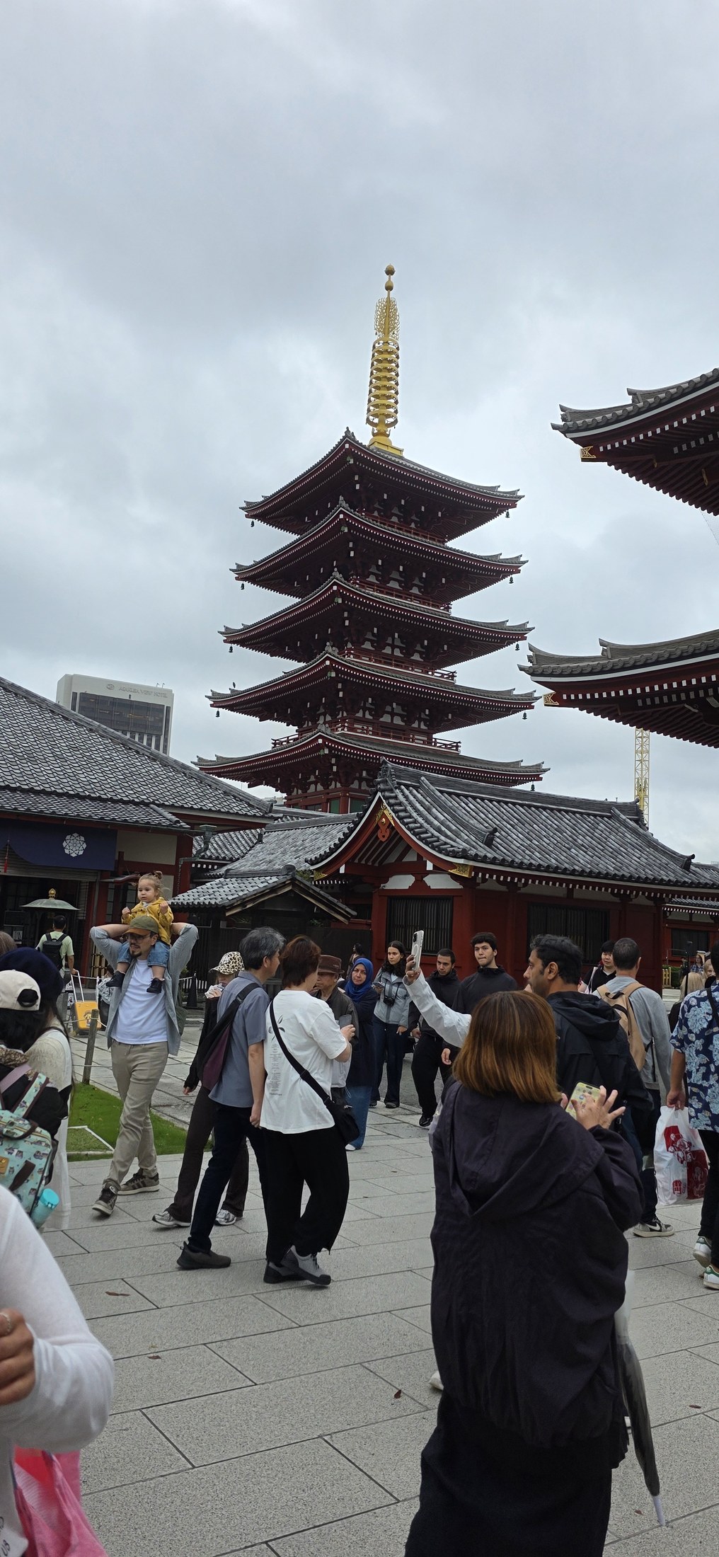 Die fünfstöckige Pagode von Sensō-ji